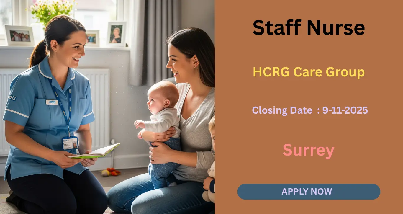 Staff Nurse in Health Visiting Team  Elmbridge HCRG Care Group Job Openings 2025
